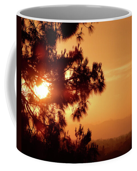 Luck Coffee Mug featuring the photograph Lucky Sunset by Andrew Lawrence