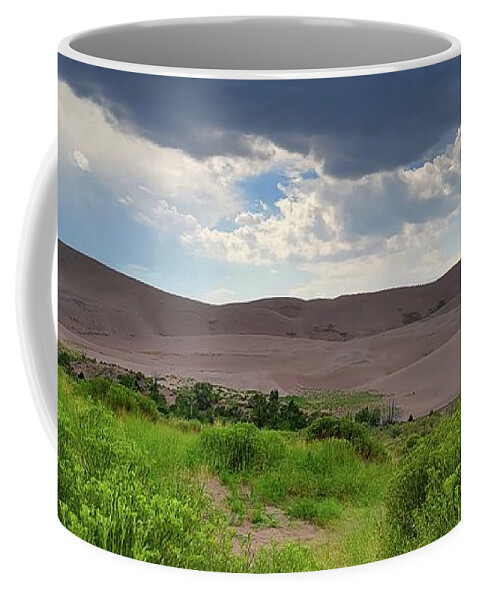 Great Sand Dunes National Park Coffee Mug featuring the photograph Great Sand Dunes National Park #1 by Ally White