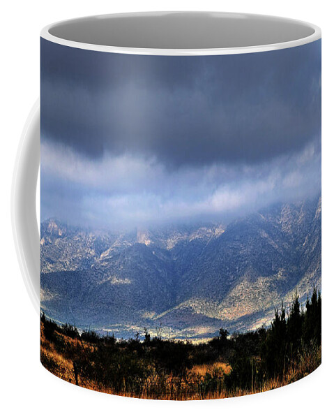 Ligiht Coffee Mug featuring the photograph Guadalupe Mountains by George Taylor