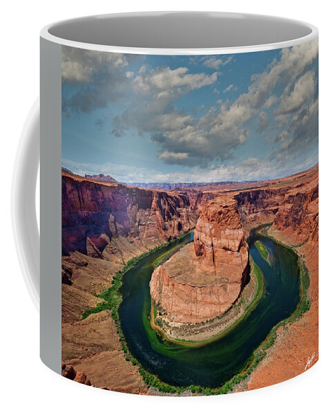 Arid Climate Coffee Mug featuring the photograph Horseshoe Bend on the Colorado River #1 by Jeff Goulden