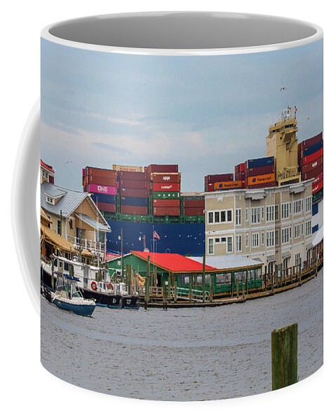 Southport Coffee Mug featuring the photograph Hyundai Hope Comes to Southport by Nick Noble