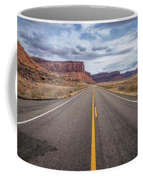 Butte Coffee Mug featuring the photograph Iconic Utah Buttes and Mesas #1 by Andy Konieczny