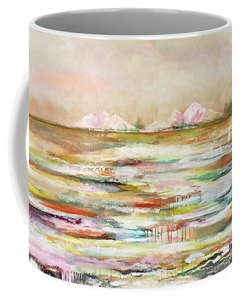 Intuitive Painting Coffee Mug featuring the drawing Intuitive Painting by Claudia Schoen