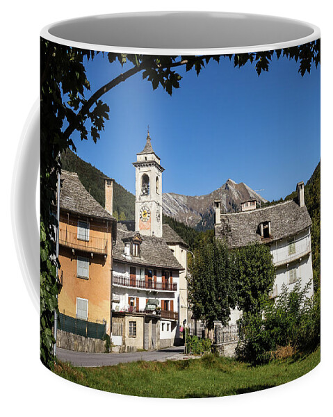 Italy Coffee Mug featuring the photograph Italian Alpine Village #1 by Craig A Walker