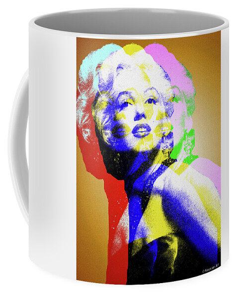Marilyn Monroe Coffee Mug featuring the digital art Marilyn Monroe #7 by Movie World Posters