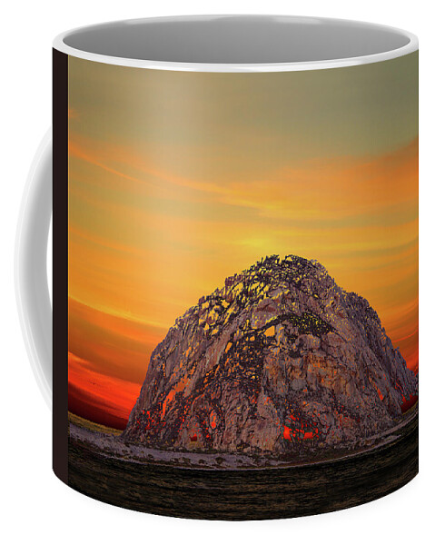 Barbara Snyder Coffee Mug featuring the photograph Morro Rock 3007 #1 by Barbara Snyder