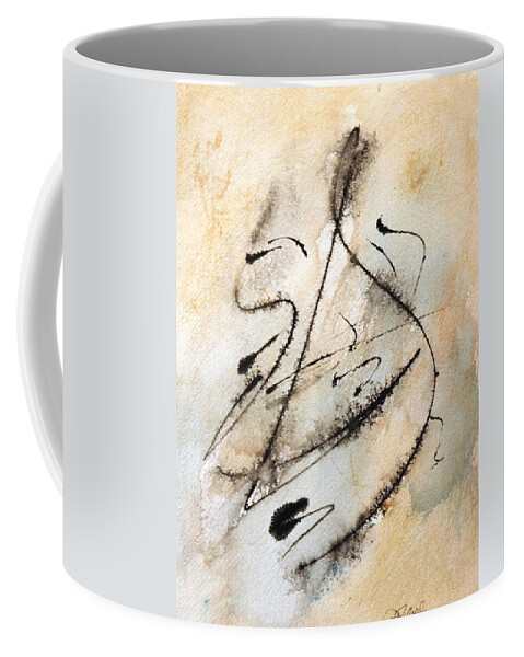 Mushin Coffee Mug featuring the painting Mushin -No MInd- #3 by Dick Richards