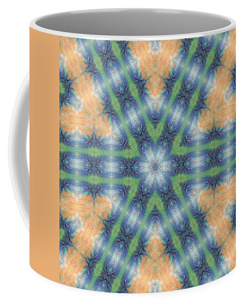 Drop Coffee Mug featuring the digital art New Year - Kaleidoscope #2 by Themayart