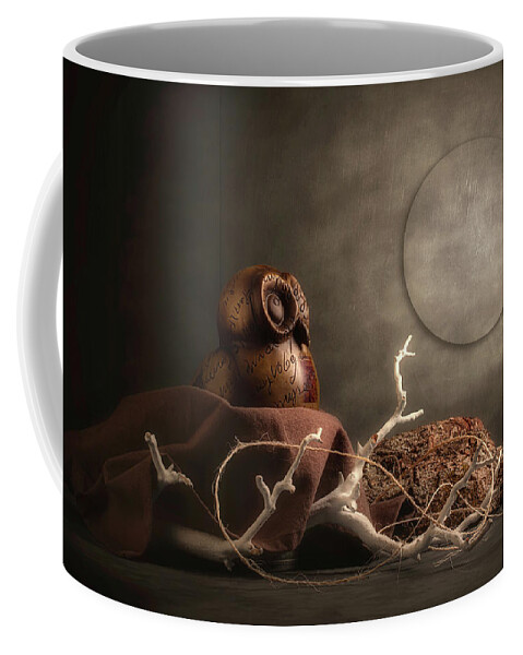 Owl Coffee Mug featuring the photograph Ornamental Owl #1 by Tom Mc Nemar