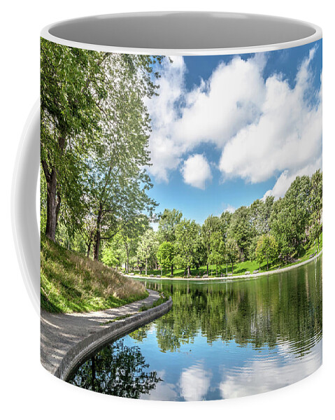 Montreal Coffee Mug featuring the photograph Parc La Fontaine #1 by W Chris Fooshee