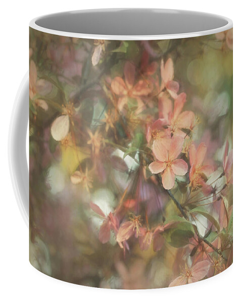 Pastel Coffee Mug featuring the photograph Pastel Petals Painterly Version I by Carrie Ann Grippo-Pike