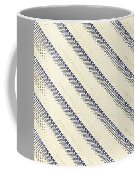 Abstract Coffee Mug featuring the digital art Pattern 2 by Marko Sabotin