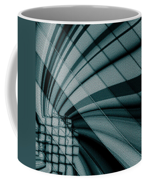 Abstract Coffee Mug featuring the digital art Pattern 32 by Marko Sabotin