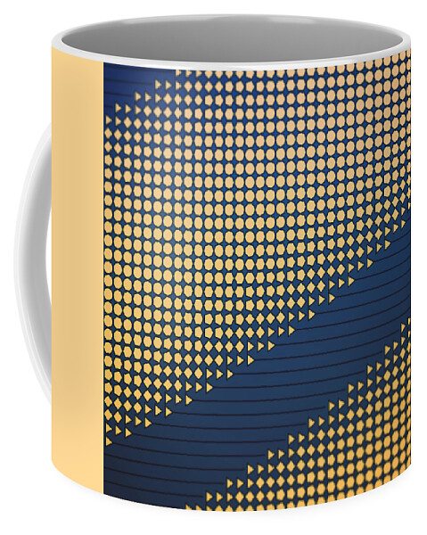 Abstract Coffee Mug featuring the digital art Pattern 39 by Marko Sabotin