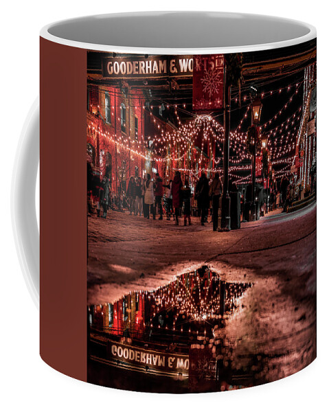 Christmas Coffee Mug featuring the photograph Peace in the Reflection by Dee Potter