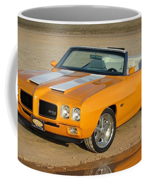 Vintage Coffee Mug featuring the photograph Pontiac GTO #1 by Action
