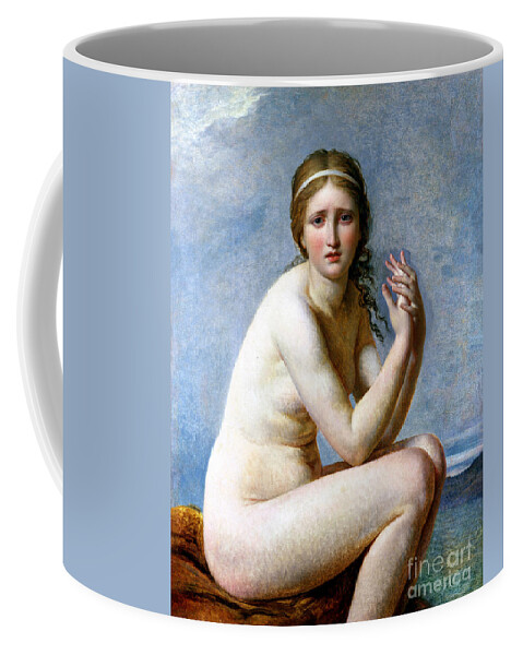 Jacques-louis David Coffee Mug featuring the painting Psyche abandoned #1 by Jacques-Louis David