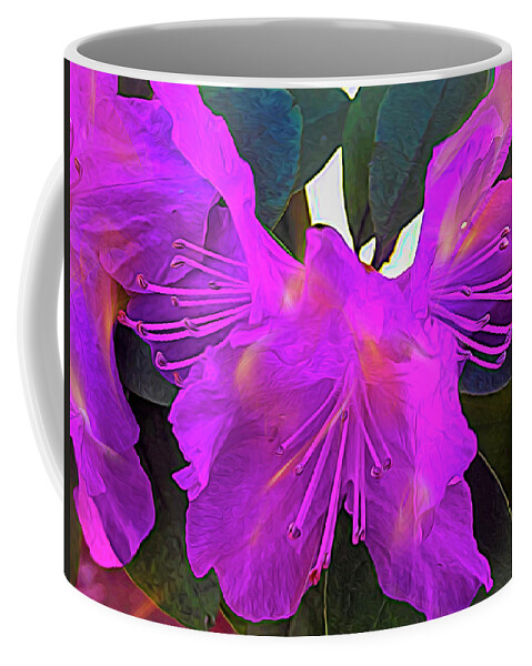  Coffee Mug featuring the digital art Rhodies 1 #1 by Cindy Greenstein