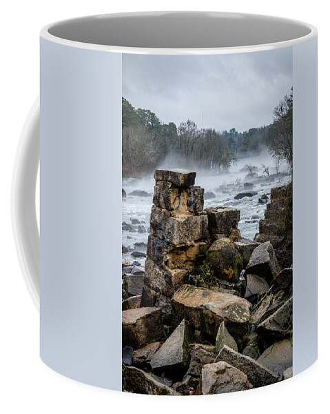2022 Coffee Mug featuring the photograph Saluda Factory Ruins-1 #1 by Charles Hite