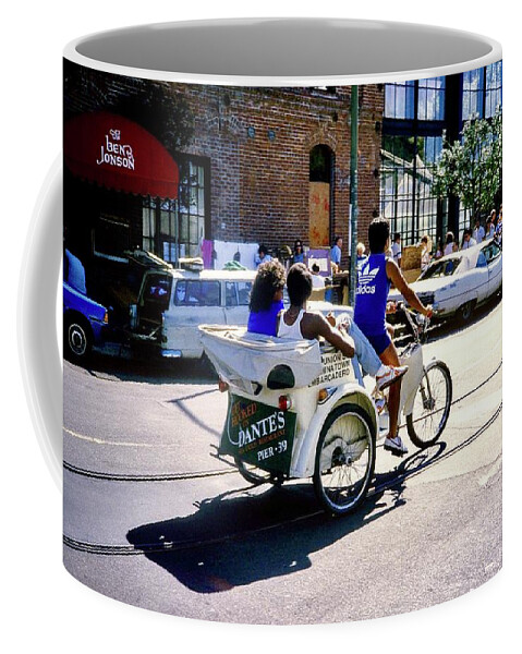  Coffee Mug featuring the photograph San Francisco Street Scene 1984 #1 by Gordon James
