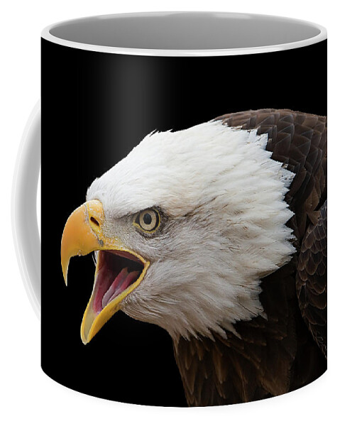 Screaming Eagle Coffee Mug featuring the photograph Screaming Eagle #1 by Randall Allen