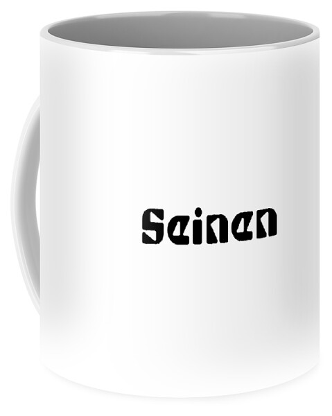 Seinen Coffee Mug featuring the digital art Seinen #1 by TintoDesigns