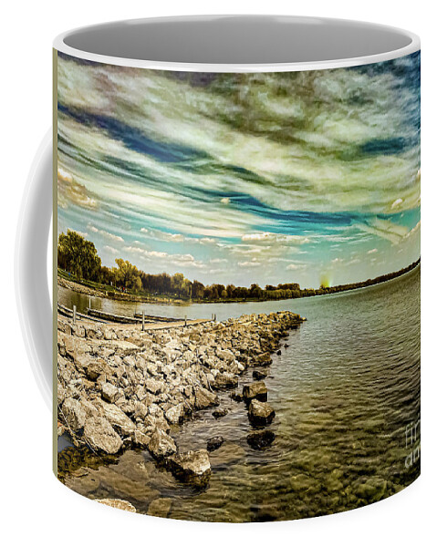 Seneca Lake Coffee Mug featuring the photograph Seneca Lake at Geneva #1 by William Norton