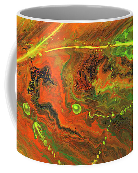  Coffee Mug featuring the painting Sentinel Sense #1 by Embrace The Matrix