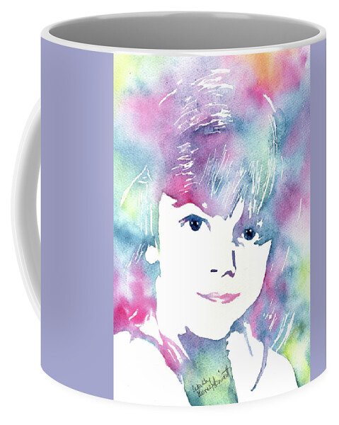 Young Coffee Mug featuring the painting Our Sidney by Wendy Keeney-Kennicutt