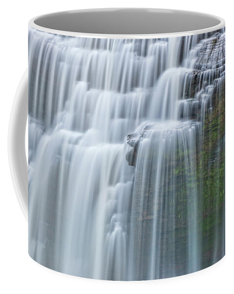 Letchworth State Park Coffee Mug featuring the photograph Silky Waters #1 by Jim Vallee