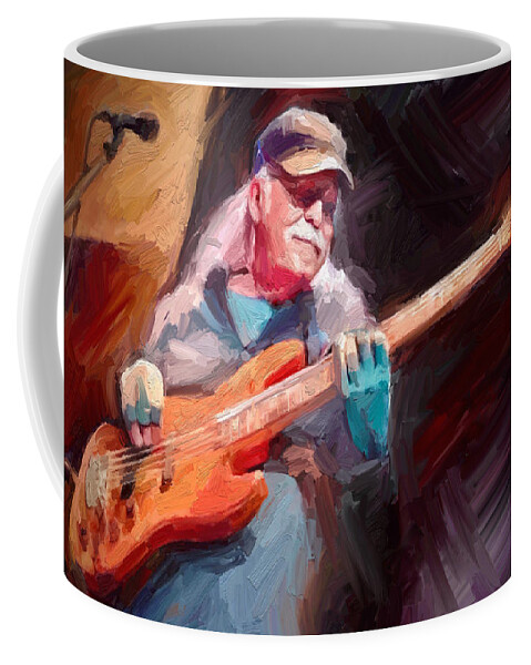 Spencer Pyne Bass Coffee Mug featuring the digital art Spencer by Scott Waters