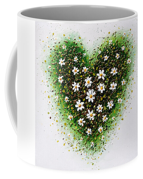 Spring Coffee Mug featuring the painting Spring Heart by Amanda Dagg