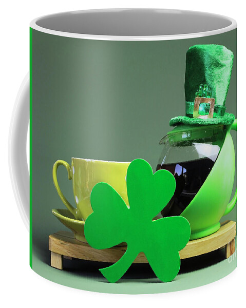 Saint Coffee Mug featuring the photograph St Patricks Day Still Life #1 by Milleflore Images