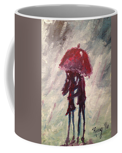 Impressionism Coffee Mug featuring the painting Stolen by Roxy Rich