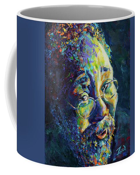 Art Coffee Mug featuring the painting Story-Teller by Robert FERD Frank