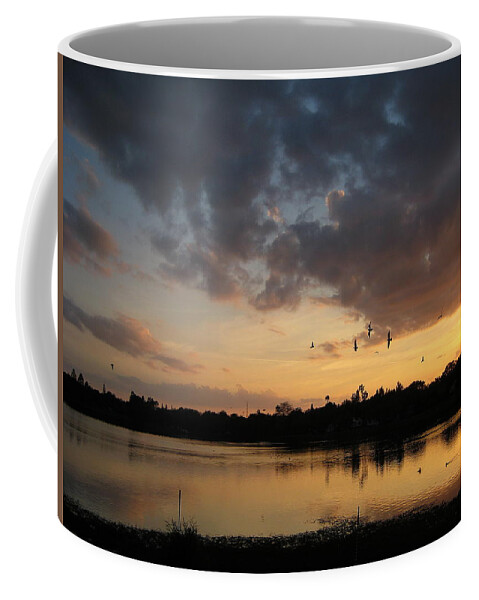 Sunset Coffee Mug featuring the photograph Sunset Sky #1 by Jindra Noewi