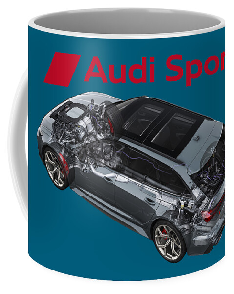 Super car from germany Audi RS6 Avant Performance #1 Coffee Mug by