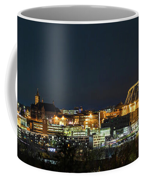 Cityscape Coffee Mug featuring the photograph Syracuse Skyline and Carrier Dome by Rod Best