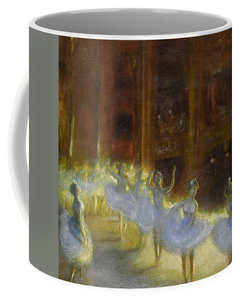Gaston La Touche Coffee Mug featuring the painting The ballet #2 by Gaston la Touche