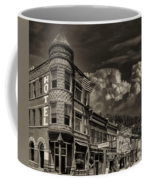 Fairmont Hotel Coffee Mug featuring the photograph The Historic Fairmont Hotel of Deadwood, South Dakota #1 by Mountain Dreams