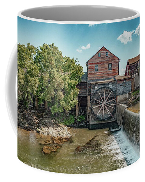  Pigeon Forge Mill Coffee Mug featuring the photograph The Pigeon Forge Mill Old Mill Pigeon Forge Tennessee #1 by Dave Morgan