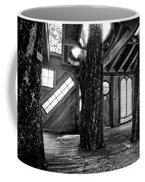 Wood Coffee Mug featuring the photograph Tree House #1 by George Taylor