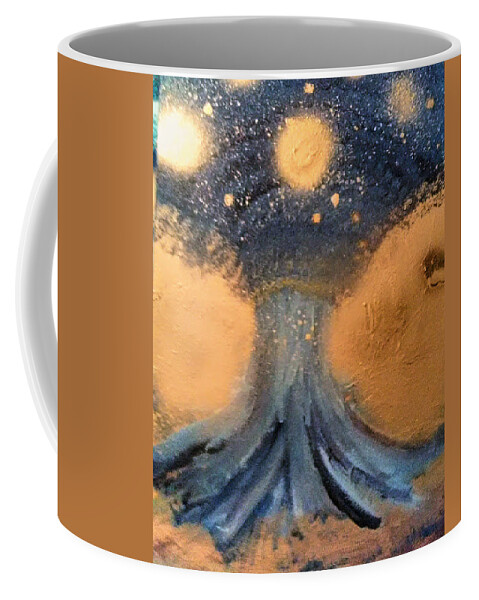 Acrylic Coffee Mug featuring the painting Tree of Life #1 by Andrew Blitman