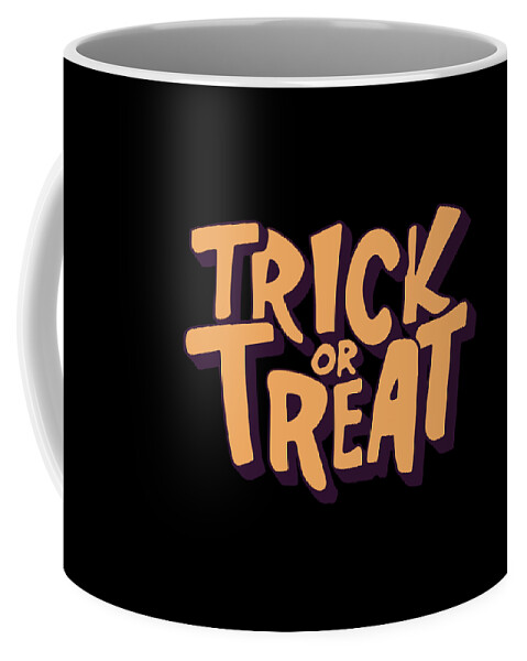 Halloween Coffee Mug featuring the digital art Trick or Treat Halloween #1 by Flippin Sweet Gear