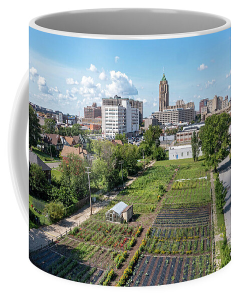 Farm Coffee Mug featuring the photograph Urban Farm #1 by Jim West