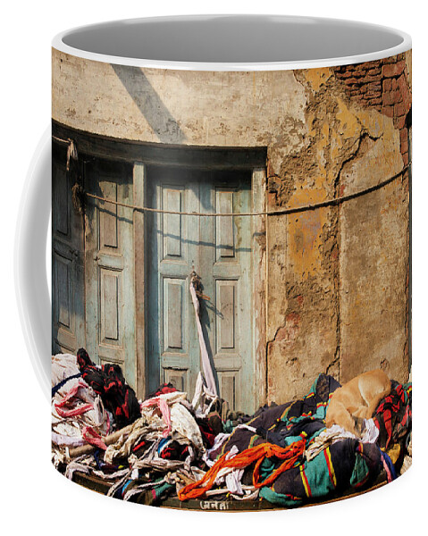 India Coffee Mug featuring the photograph Varanasi #3 by David Little-Smith