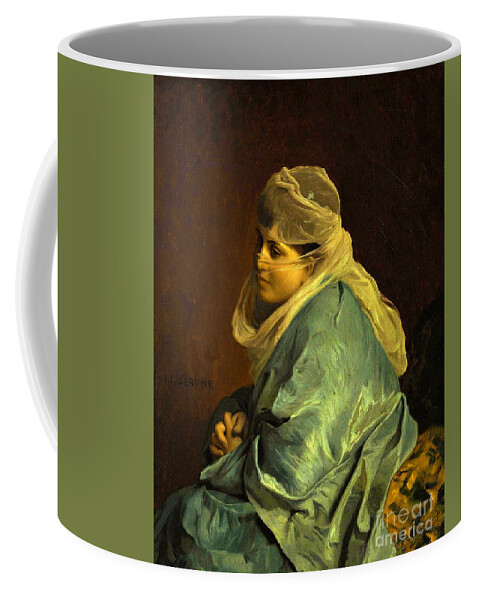 Woman Of Constantinople Coffee Mug featuring the painting Woman of Constantinople #1 by Jean-Leon Gerome