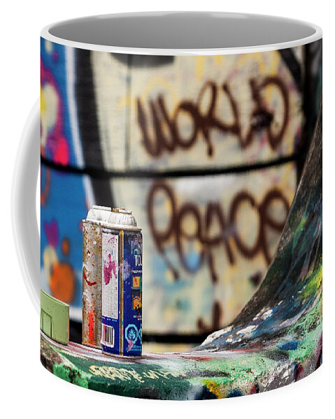 Dv8ca Coffee Mug featuring the photograph World Peace dv8.ca #1 by Jim Whitley
