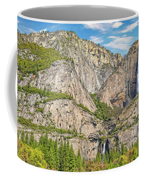 Yosemite National Park Coffee Mug featuring the photograph Yosemite Falls #1 by Jim Vallee