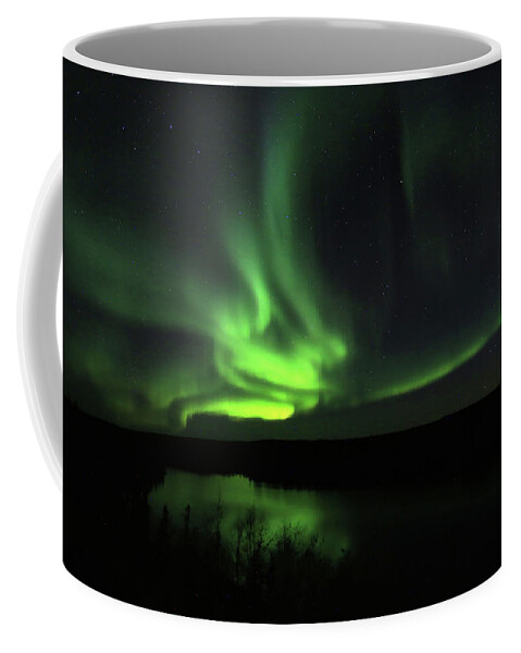 Northern Lights Coffee Mug featuring the photograph Northern Lights #8 by Shixing Wen